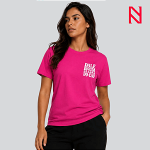 Camiseta Feminina Irmã Marluce Dale Bicuda Rosa