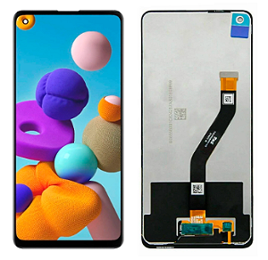 Frontal Samsung A21 AAA Sem Aro