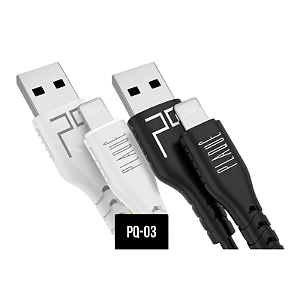 Cabo Turbo 3.0A Plaquê Lightning/ Iphone - PQ-03