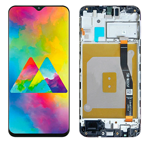 Frontal Samsung M20 com aro Original Nacional