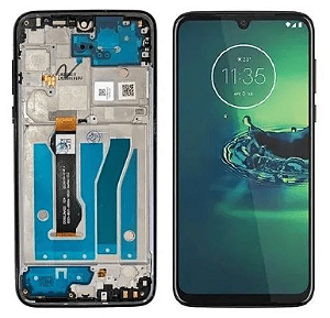 Frontal Moto G8 Plus com aro Original Nacional