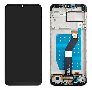 Frontal Moto G8 Power Lite com aro Original Nacional