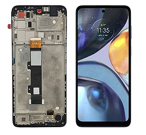 Frontal Moto G22 com aro Original Nacional