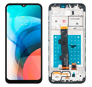 Frontal Moto E7 com aro Original Nacional