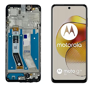 Frontal Moto G73 Original Plaquê com aro
