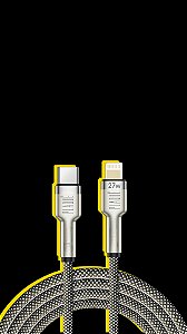 CABO TURBO TITANIUM HYPER PQ-100 27W TIPO-C/LIGHTNING
