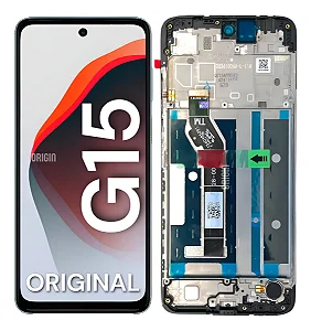 Frontal Moto G15 Original Nacional Com Aro