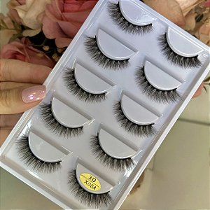 Cílios postiços premium X08A