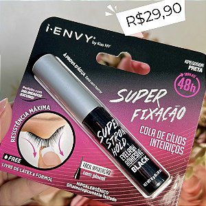Cola para Cílios First Kiss - I-Envy 48H preta - 5g