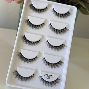 Cílios postiços premium 3D MZ00