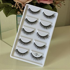 Cílios Postiços Premium E08