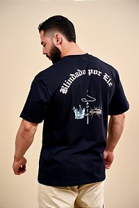 Camiseta Oversized Premium Street Vision Blindado por Jesus