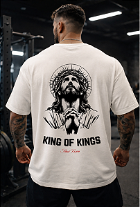 Camiseta Oversized Premium Street Vision Jesus King of Kings