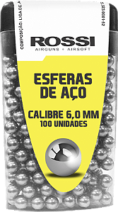 Esfera de Aço Rossi 6,0mm (100 un)
