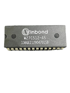 CIRCUITO INTEGRADO W 27C512-45 ( WINBOND REGRAVAVEL )