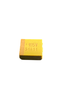 CAPACITOR TANTALO SMD 105 = 1UF/35V CASE B