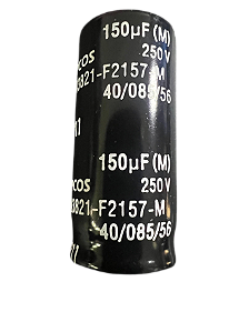 ELETROLITICO 150UF/250V 85GRAUS EPCOS ( 18 X 40 M/M )