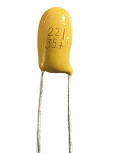 CAPACITOR TANTALO GOTA 22F/35V