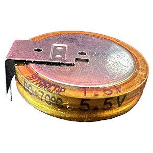 ELETROLÍTICO SUPERCAP 1,5F/5,5V