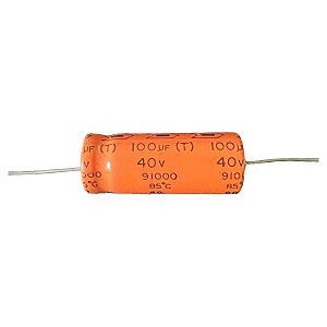 ELETROLÍTICO 100UFX40V AXIAL  ( SIEMENS 91000 - 10 X 26 M/M )