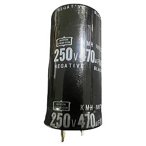 ELETROLÍTICO 470UF/250V 105GRAUS ( 22 X 45 M/M )