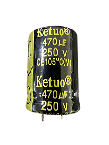 ELETROLÍTICO 470UF/250V 105GRAUS ( 25 X 35 M/M )