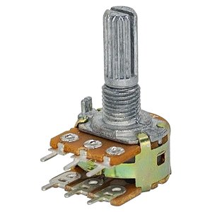 POTENCIOMETRO LINEAR DUPLO 50K L20 (20mm)