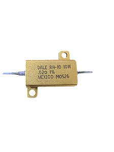 RESISTOR DALE RH-10  0R02 1% 10W ALUMINIO
