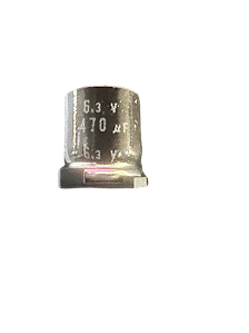 ELETROLITICO 470UF/6,3V ( SMD 9 X 10 M/M )