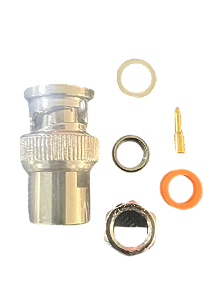 CONECTOR BNC MACHO 75 OHMS SOLDA FIO