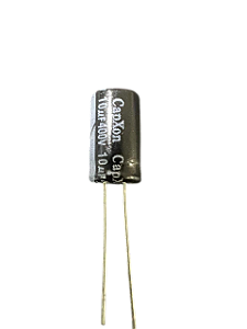 ELETROLITICO 10UF/400V 105GRAUS ( 7 X 13 M/M )