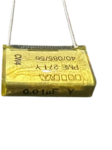CAPACITOR POLIESTER 0,01UF X 250VAC = 10K X 250VAC SUPRESSOR RIFA PME 271 Y