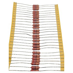 RESISTOR 27R 2W 5% - 10 PEÇAS