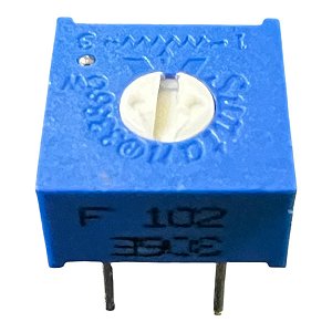 TRIMPOT 102 = 1K 3386 ( 1 VOLTA )