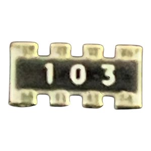 REDE RESISTIVA SMD 103 = 10K 0603 5%