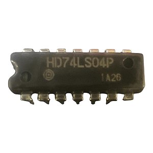 CIRCUITO INTEGRADO HD 74LS04 P = SN 74LS04 ( HITACHI )