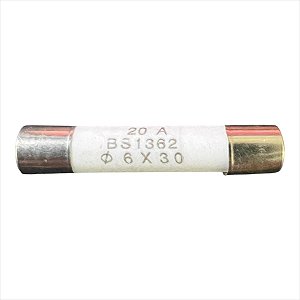 FUSÍVEL PORCELANA 20 AMP 250V 6 X 30 M/M