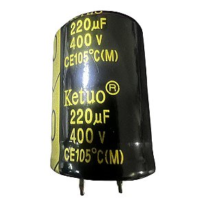 ELETROLITICO 220UF/400V 105GRAUS ( 25 X 35 M/M )
