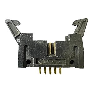 CONECTOR HEADER 10 VIAS C/ EJETOR 180 GRAUS