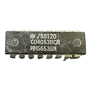 CIRCUITO INTEGRADO CD 4053 BCN PULL ( NATIONAL )
