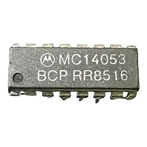 CIRCUITO INTEGRADO MC 14053 BCP = CD 4053 PULL ( MOTOROLA )