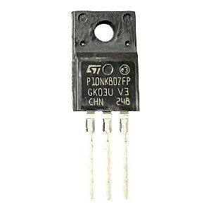 TRANSISTOR FET P 10NK80 ZFP = STP 10NK80 ZFP