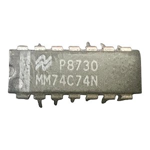 CIRCUITO INTEGRADO MM 74C74 = SN 74C74
