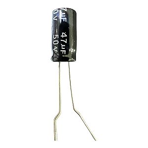 ELETROLITICO 47UF/50V 105GRAUS ( 5 X 12 M/M )