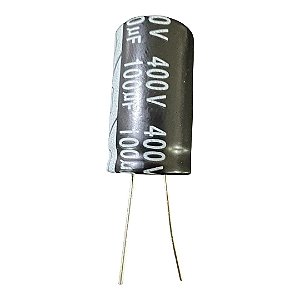ELETROLITICO 100UF/400V 105GRAUS ( 18 X 30 M/M)