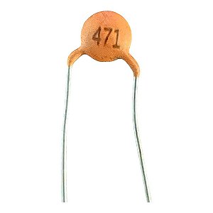 CAPACITOR CERAMICO 471 = 470PF 50V - 20 PÇS