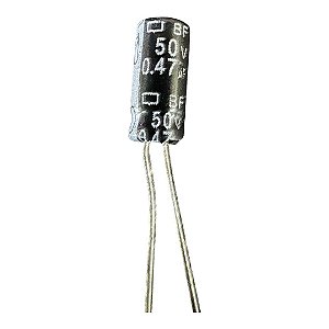 ELETROLITICO 0,47UF/50V ( 5 X 12 M/M)