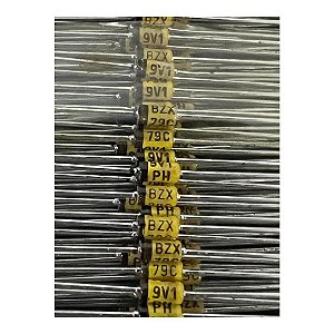 DIODO ZENER BZX 79C9V1 ( 1/2W 9V1 PHILIPS ) - 10 PÇS