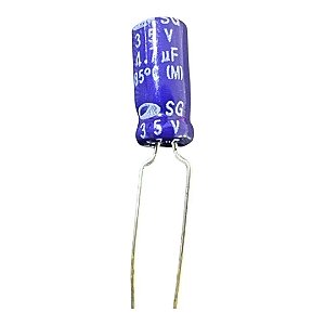 ELETROLÍTICO 4,7UF/35V 85GRAUS ( 4 X 11 M/M )