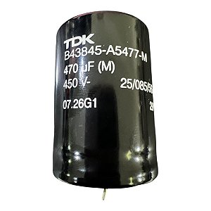 ELETROLÍTICO 470UF/450V 85GRAUS EPCOS ( 35 X 50 M/M )